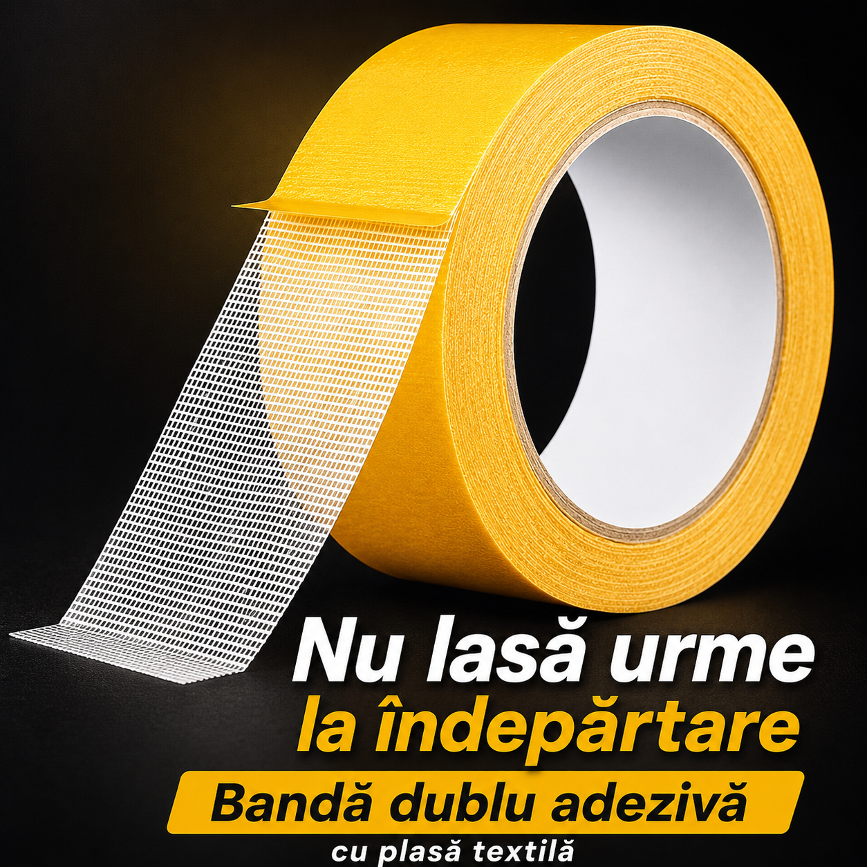Bandă Adezivă Puternică și Transparentă