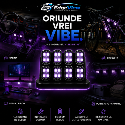 EdgeLights - Lumini Auto LED Wireless